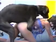 Almost never before have I seen a youngster of legal age in her first beastiality video.